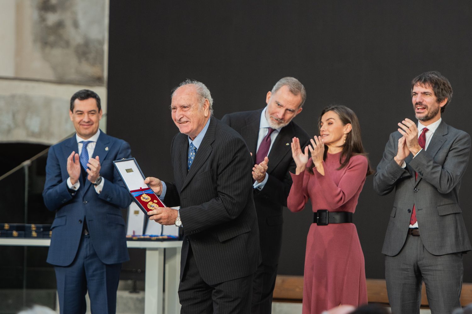 Acto de entrega de las Medallas al Mérito en las Bellas Artes 2023, en la Antigua Fábrica de Artillería de Sevilla