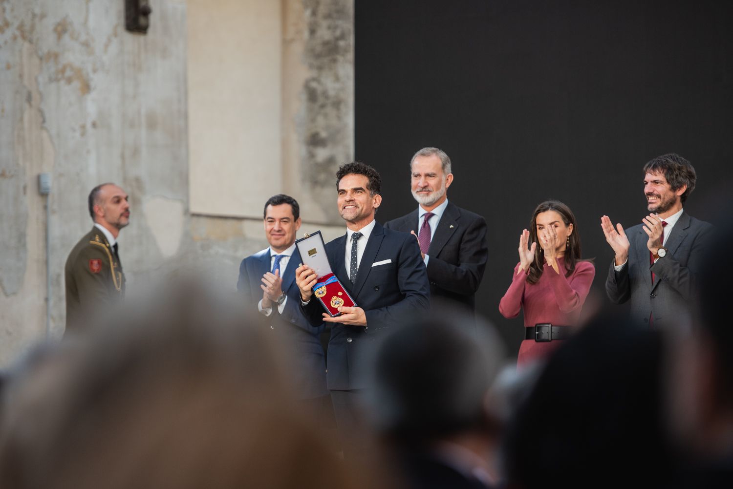 Acto de entrega de las Medallas al Mérito en las Bellas Artes 2023, en la Antigua Fábrica de Artillería de Sevilla