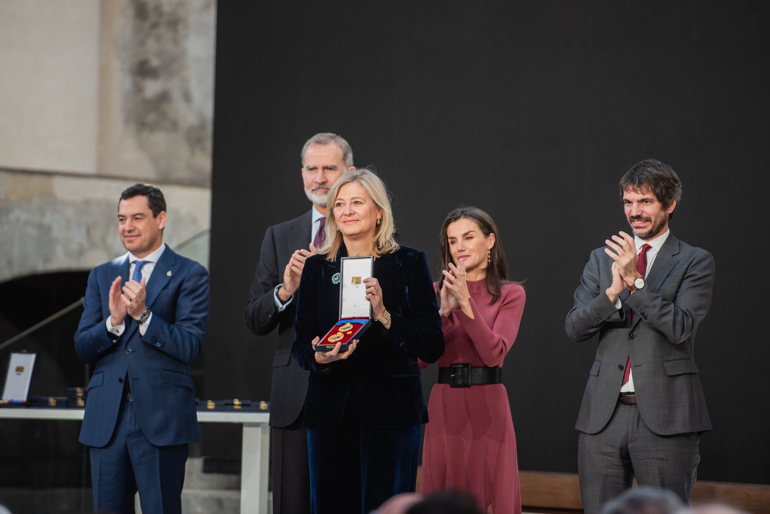 Acto de entrega de las Medallas al Mérito en las Bellas Artes 2023, en la Antigua Fábrica de Artillería de Sevilla
