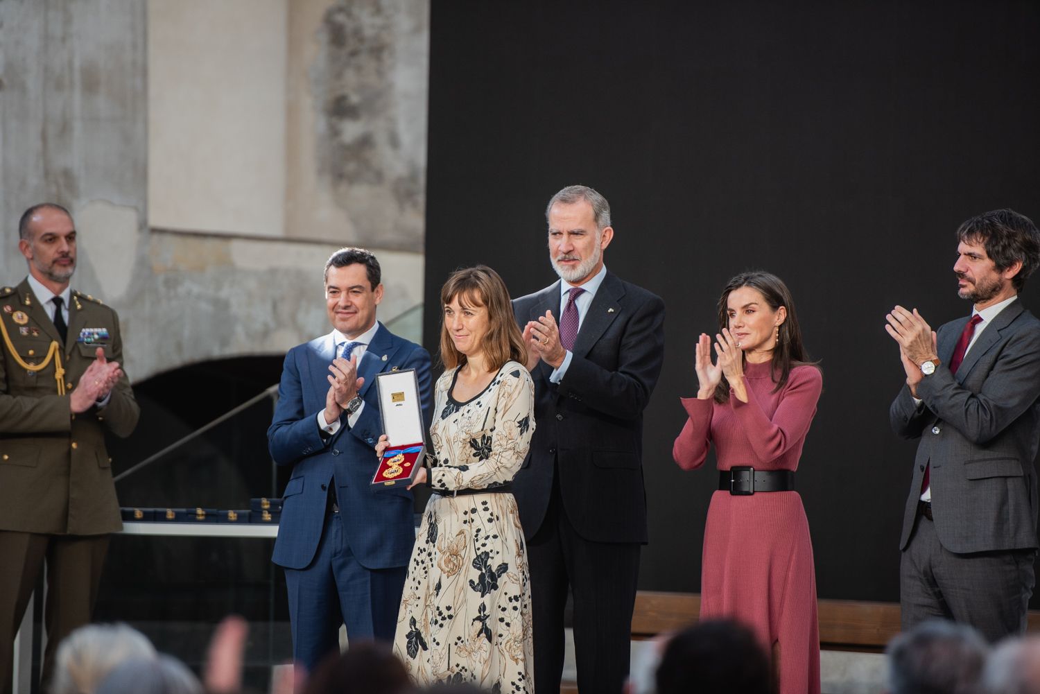 Acto de entrega de las Medallas al Mérito en las Bellas Artes 2023, en la Antigua Fábrica de Artillería de Sevilla