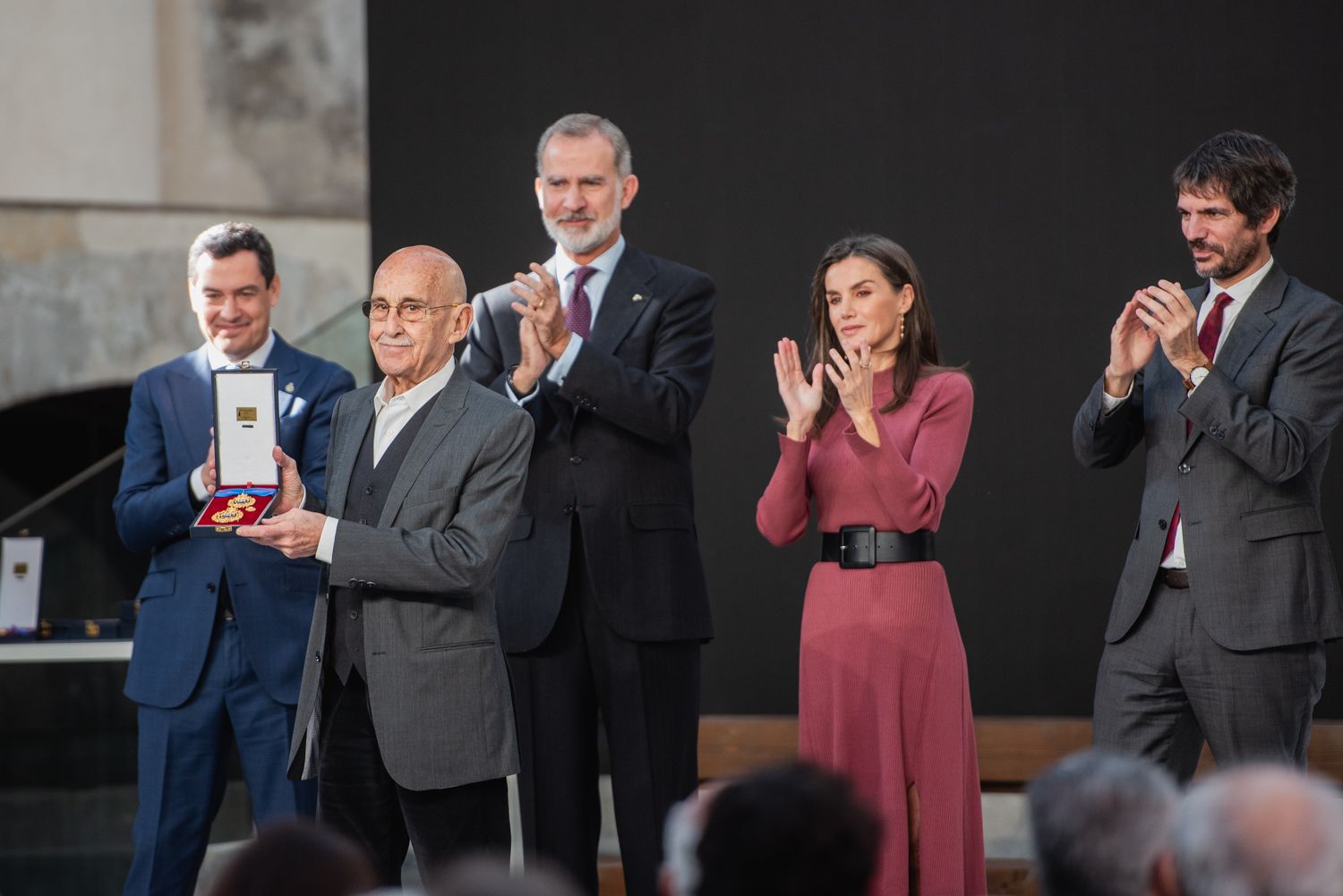 Acto de entrega de las Medallas al Mérito en las Bellas Artes 2023, en la Antigua Fábrica de Artillería de Sevilla