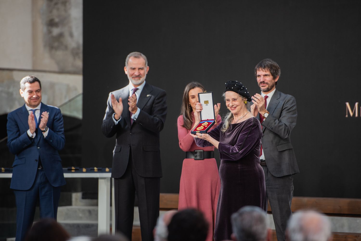 Acto de entrega de las Medallas al Mérito en las Bellas Artes 2023, en la Antigua Fábrica de Artillería de Sevilla