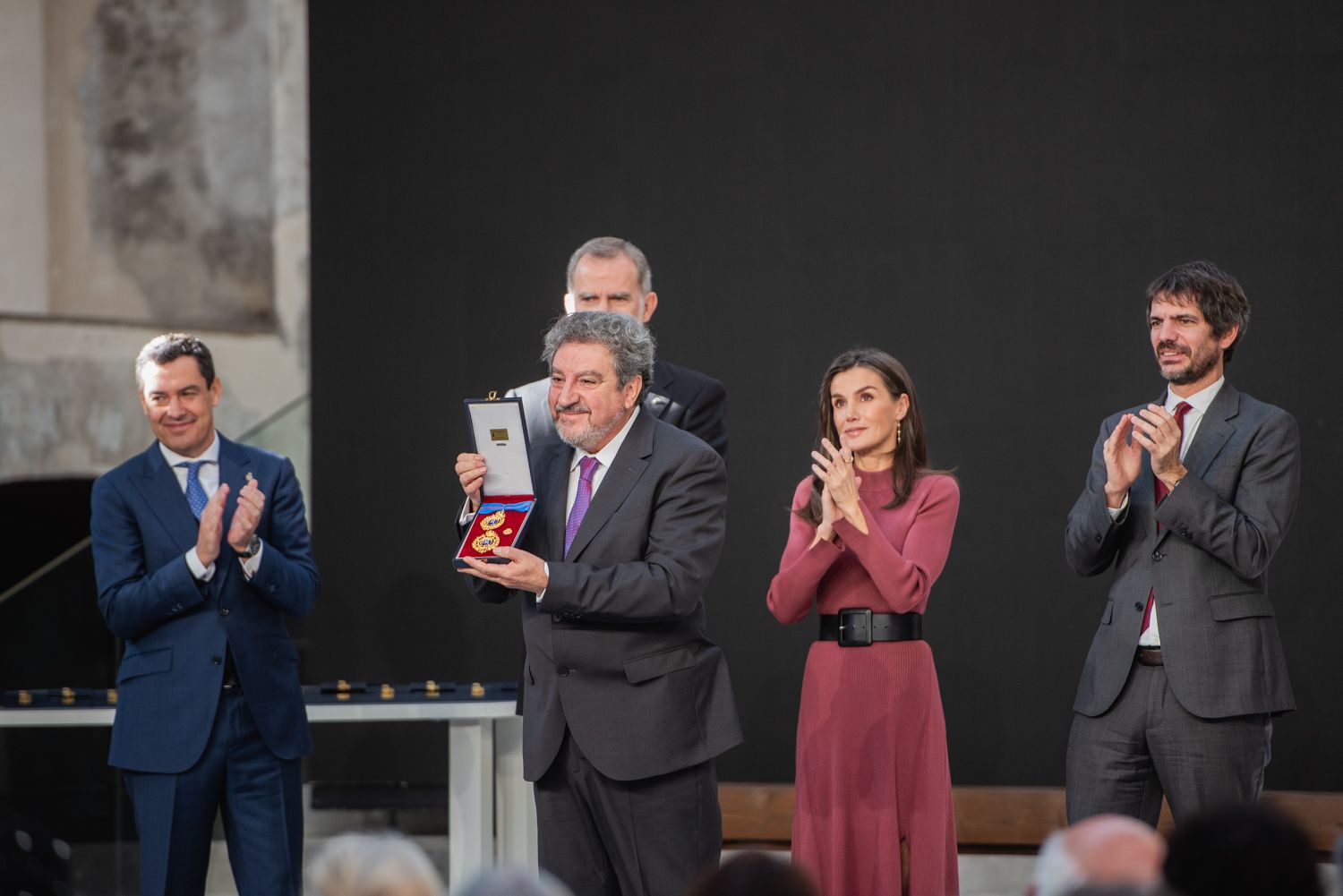 Acto de entrega de las Medallas al Mérito en las Bellas Artes 2023, en la Antigua Fábrica de Artillería de Sevilla