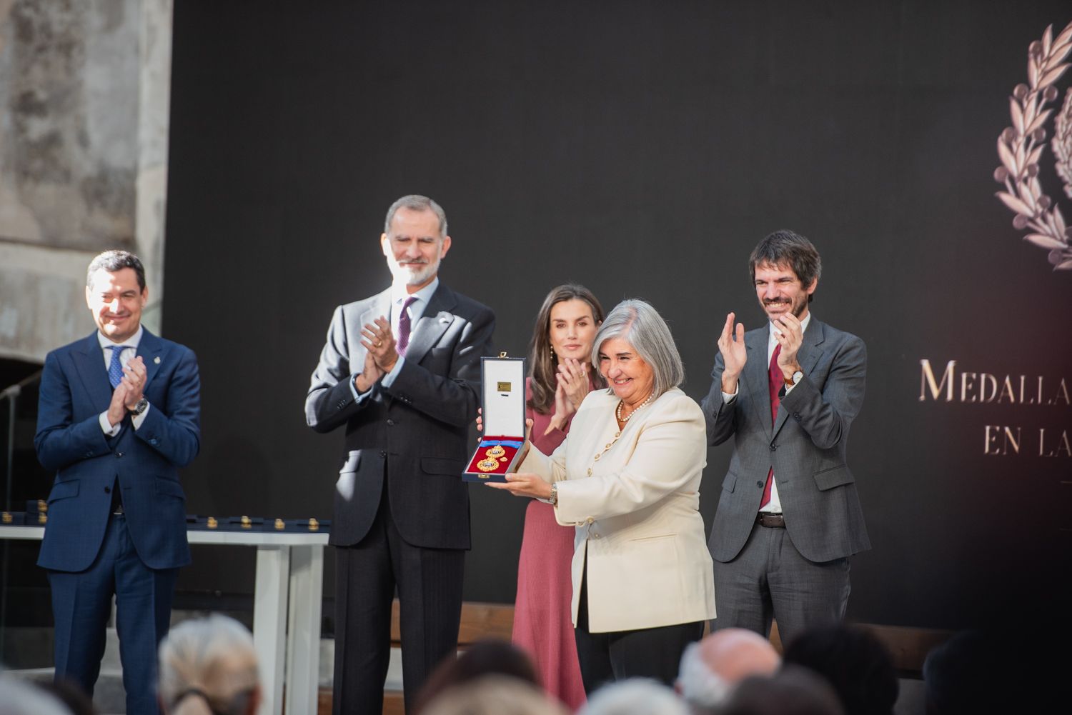 Acto de entrega de las Medallas al Mérito en las Bellas Artes 2023, en la Antigua Fábrica de Artillería de Sevilla