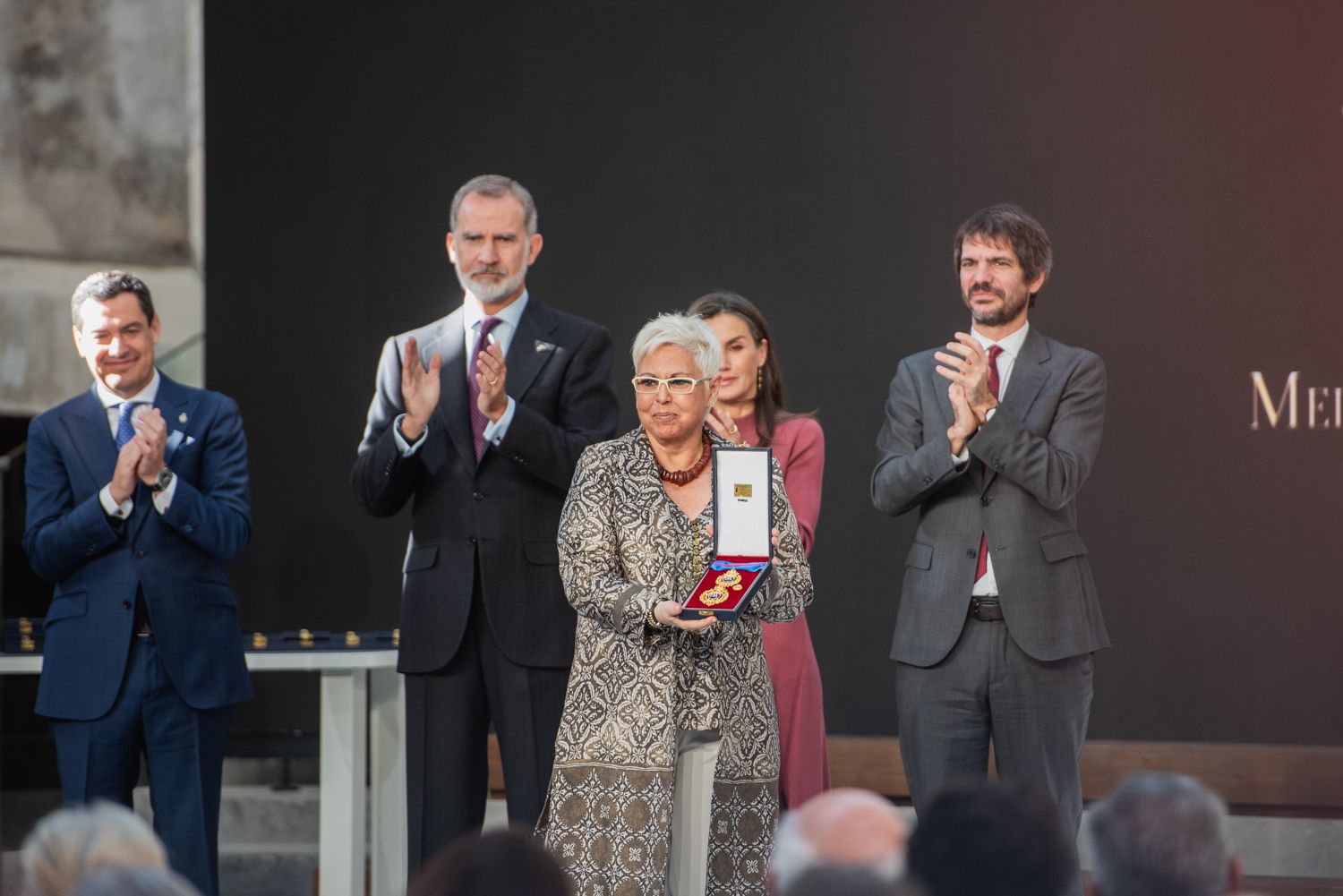 Acto de entrega de las Medallas al Mérito en las Bellas Artes 2023, en la Antigua Fábrica de Artillería de Sevilla