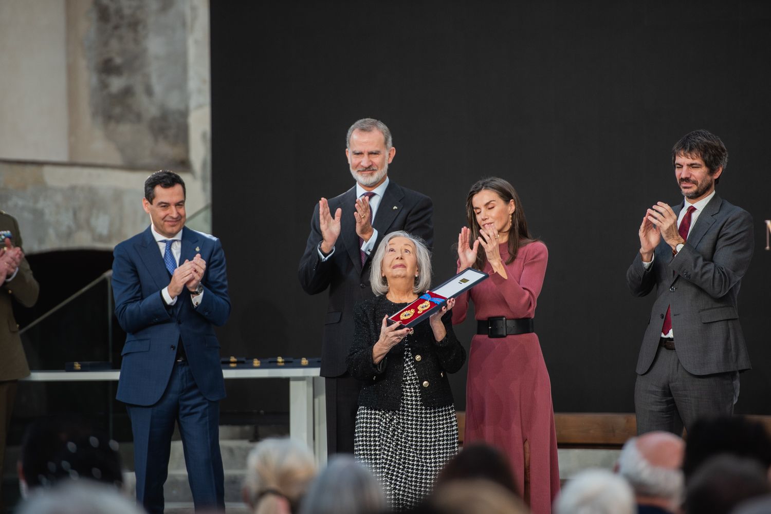 Acto de entrega de las Medallas al Mérito en las Bellas Artes 2023, en la Antigua Fábrica de Artillería de Sevilla