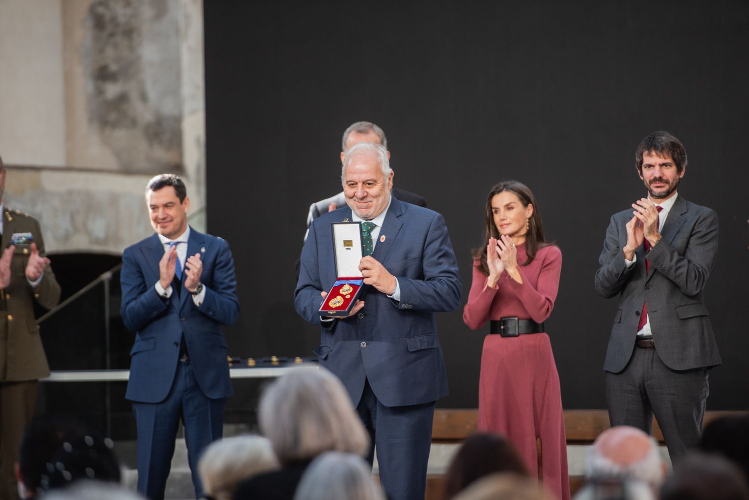 Acto de entrega de las Medallas al Mérito en las Bellas Artes 2023, en la Antigua Fábrica de Artillería de Sevilla