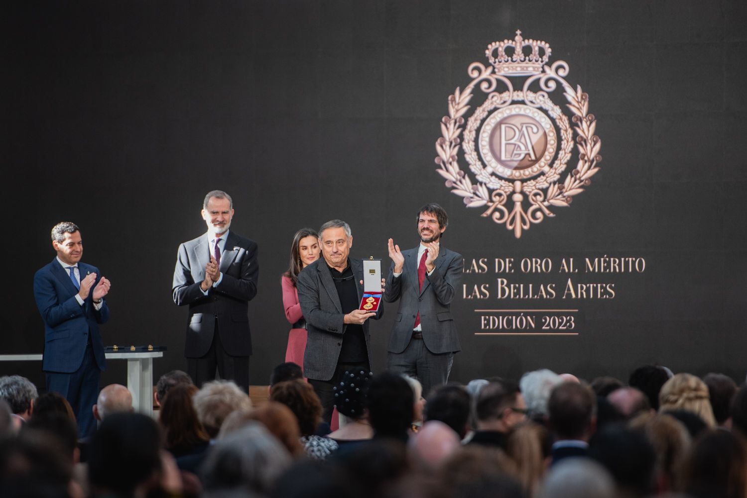 Acto de entrega de las Medallas al Mérito en las Bellas Artes 2023, en la Antigua Fábrica de Artillería de Sevilla