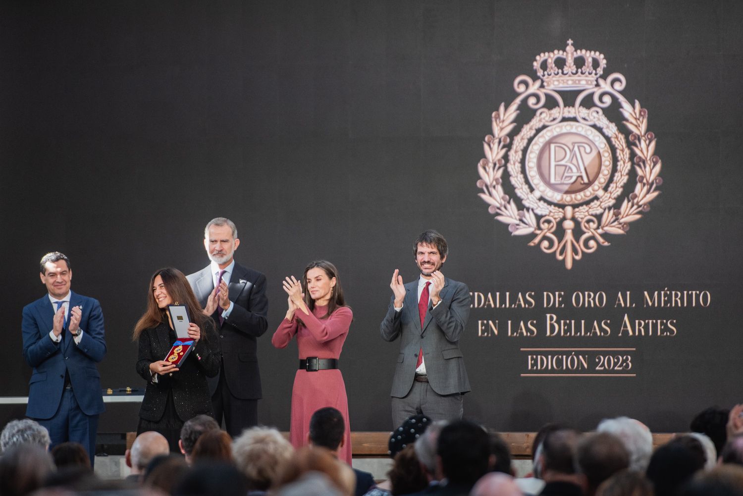 Acto de entrega de las Medallas al Mérito en las Bellas Artes 2023, en la Antigua Fábrica de Artillería de Sevilla
