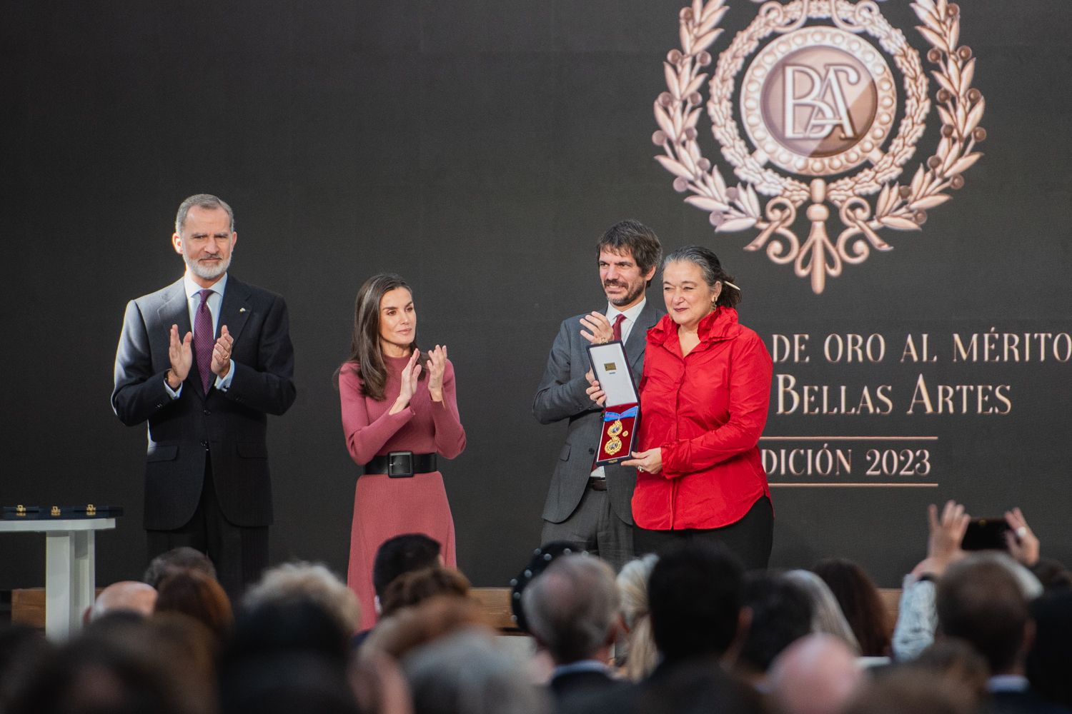 Acto de entrega de las Medallas al Mérito en las Bellas Artes 2023, en la Antigua Fábrica de Artillería de Sevilla