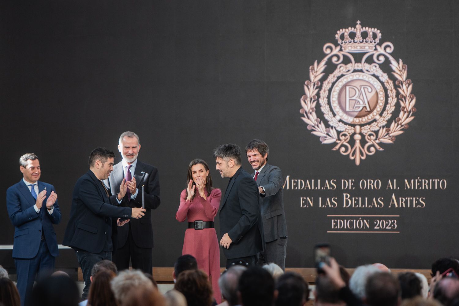 Acto de entrega de las Medallas al Mérito en las Bellas Artes 2023, en la Antigua Fábrica de Artillería de Sevilla