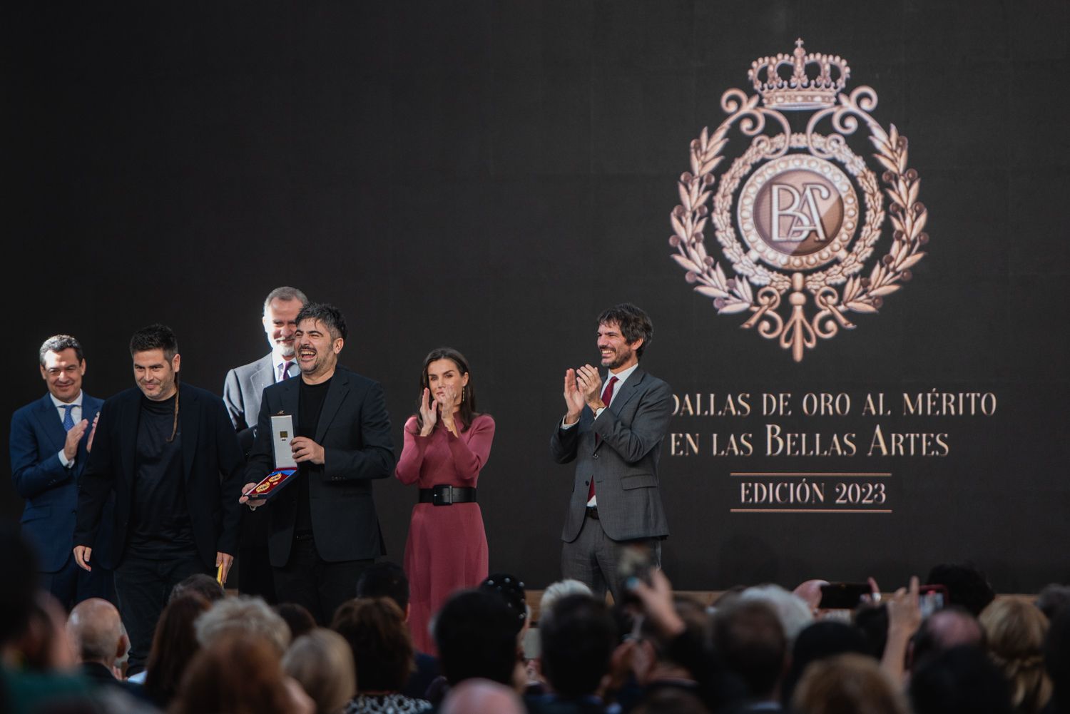 Acto de entrega de las Medallas al Mérito en las Bellas Artes 2023, en la Antigua Fábrica de Artillería de Sevilla