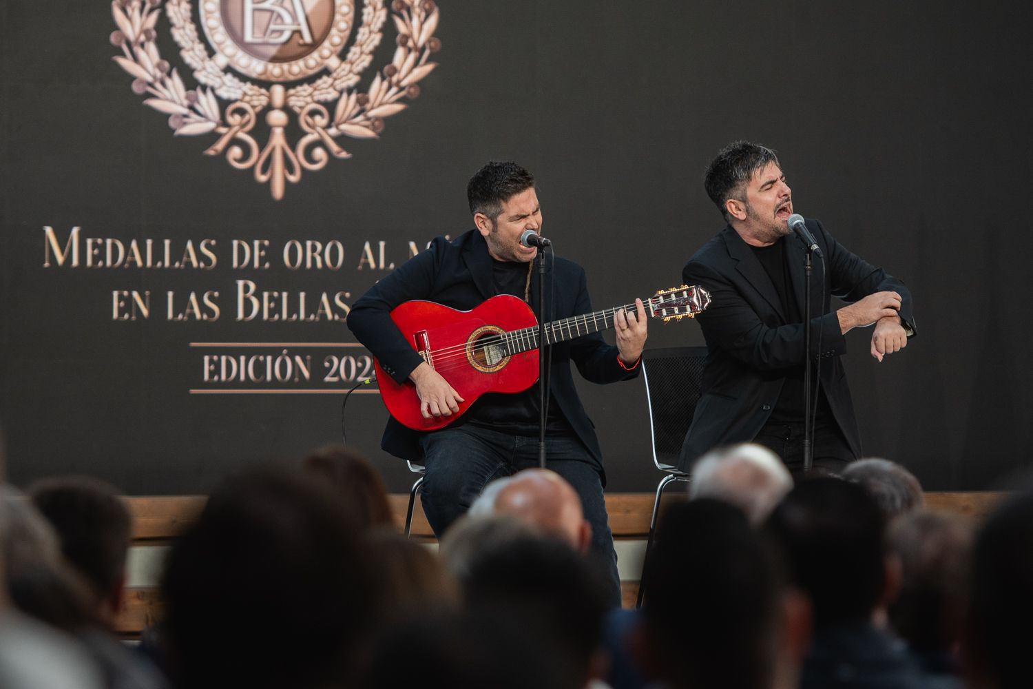 Acto de entrega de las Medallas al Mérito en las Bellas Artes 2023, en la Antigua Fábrica de Artillería de Sevilla