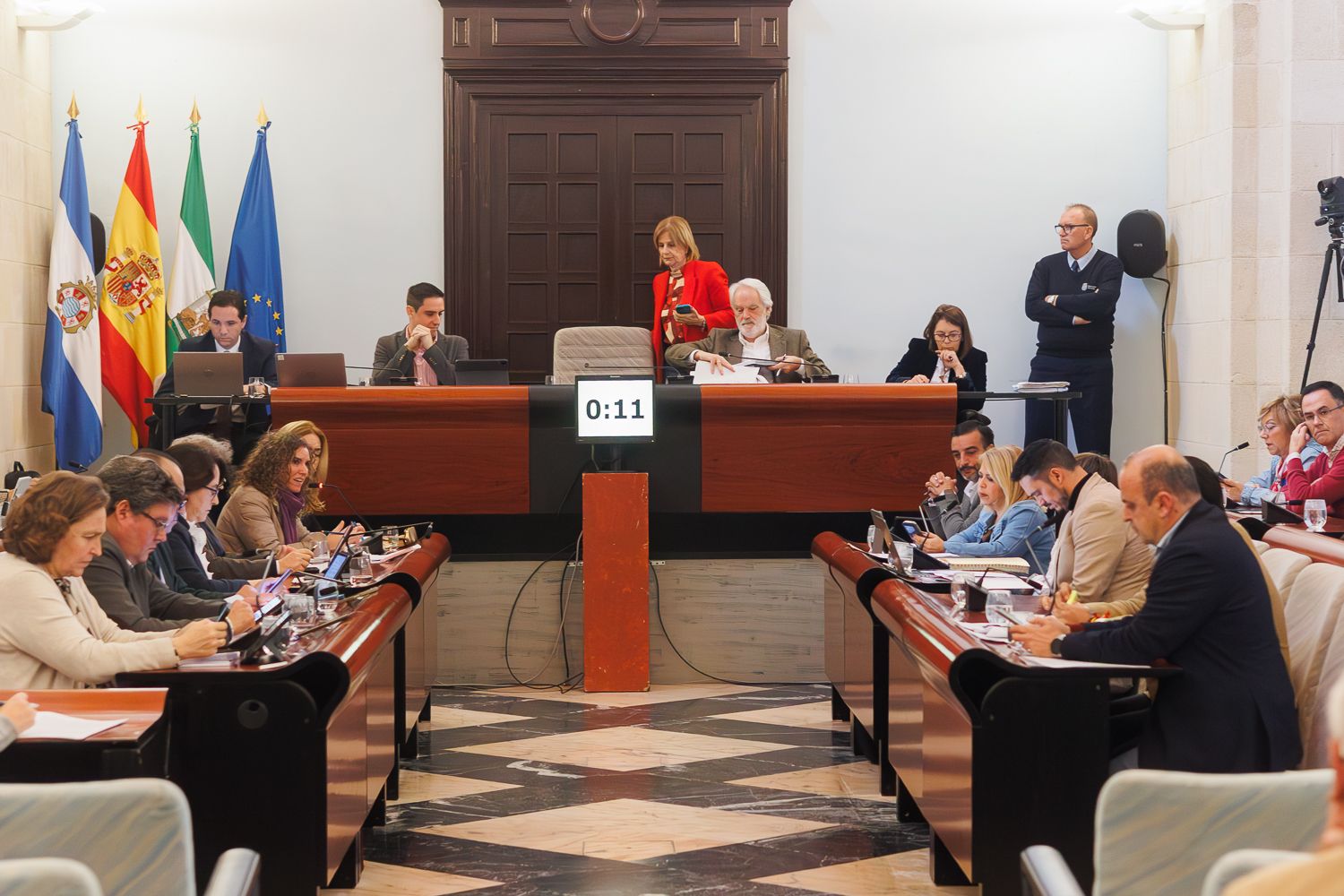 El pleno de Jerez apoya a los afectados por la DANA.