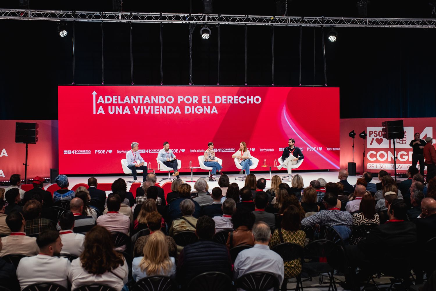 Congreso federal del PSOE en Sevilla.