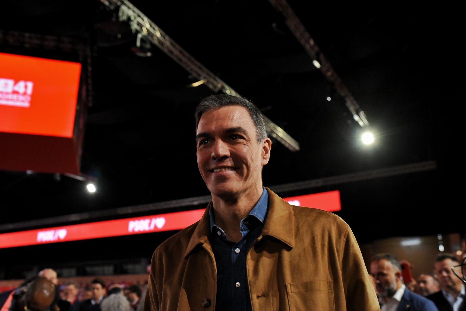 El congreso federal del PSOE, en la mañana de este sábado, en Sevilla.