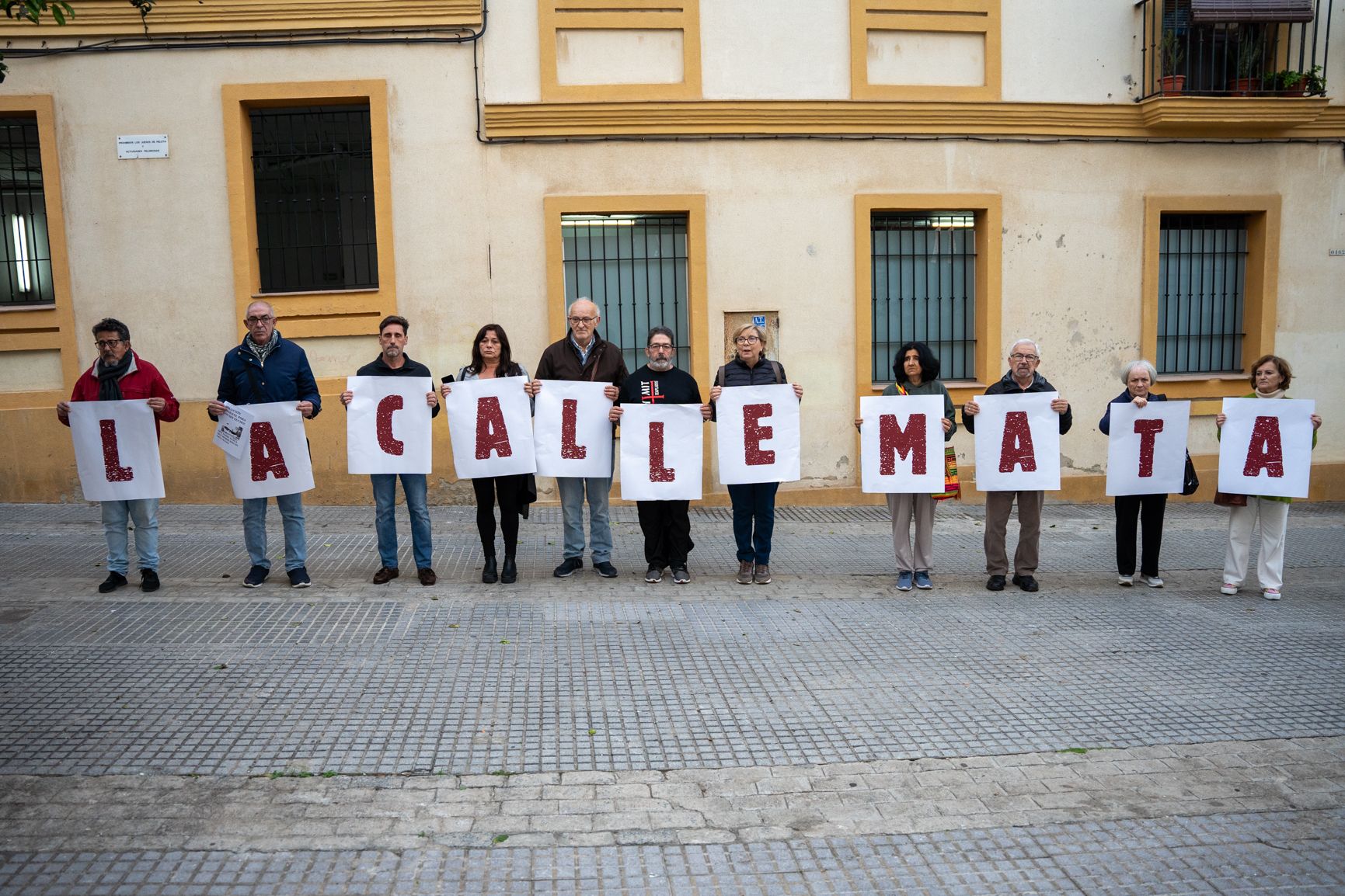 Una manifestación en Cádiz este invierno.