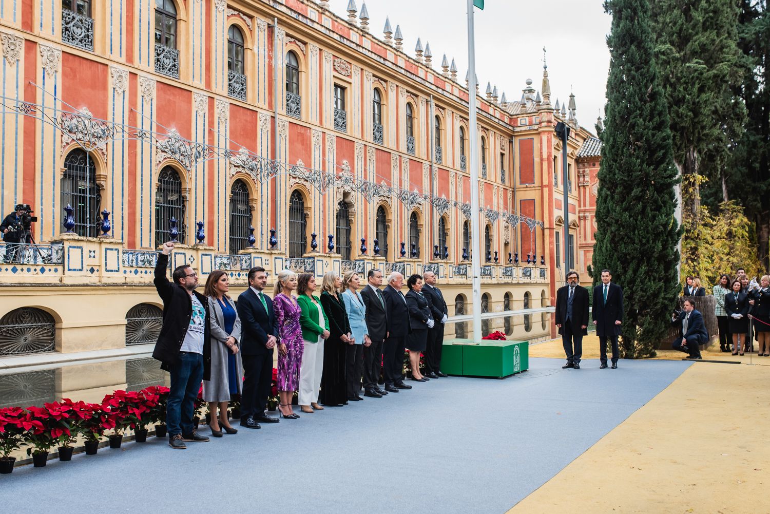 El Día de la Bandera de Andalucía, con Paco Tous en San Telmo, en imágenes.