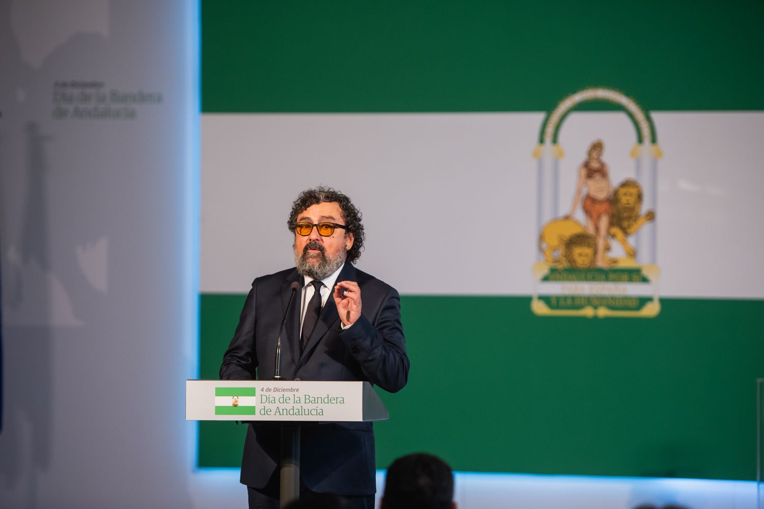 El Día de la Bandera de Andalucía, con Paco Tous en San Telmo, en imágenes.