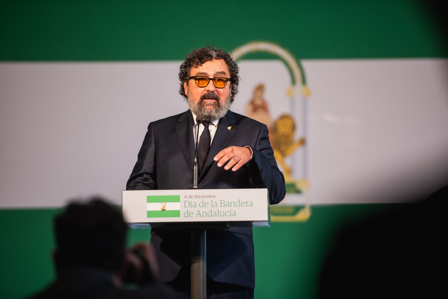 El Día de la Bandera de Andalucía, con Paco Tous en San Telmo, en imágenes.