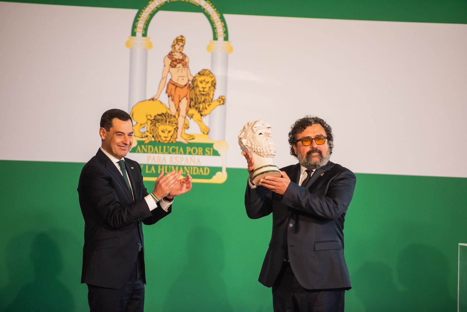 El Día de la Bandera de Andalucía, con Paco Tous en San Telmo, en imágenes.