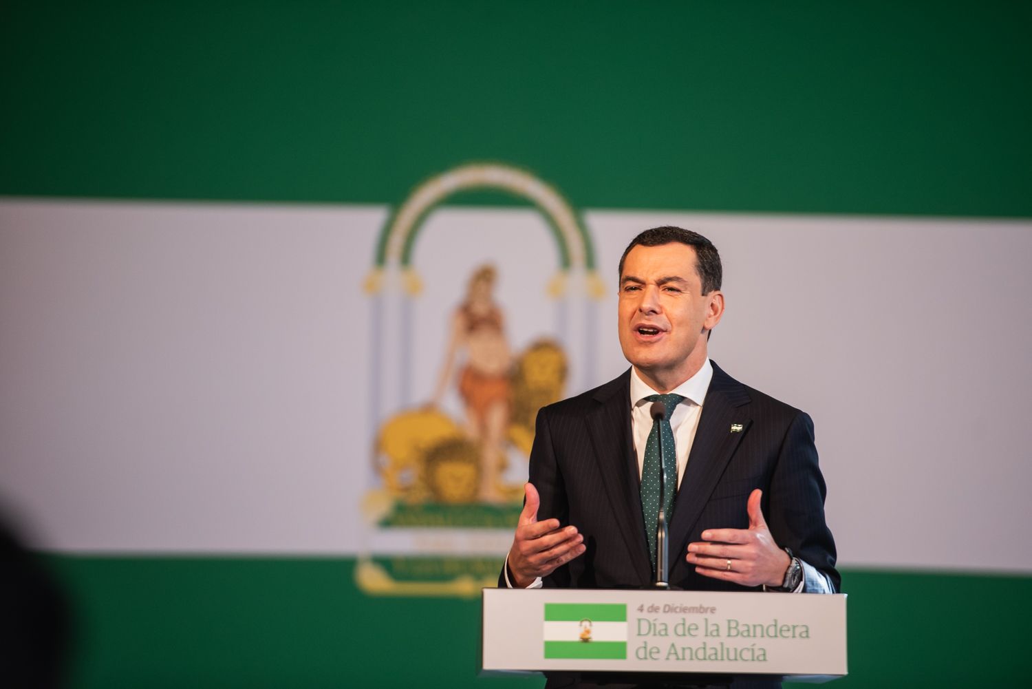 El Día de la Bandera de Andalucía, con Paco Tous en San Telmo, en imágenes.