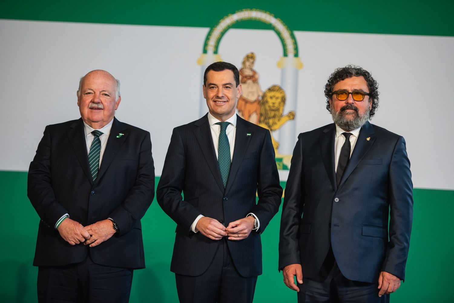 El Día de la Bandera de Andalucía, con Paco Tous en San Telmo, en imágenes.