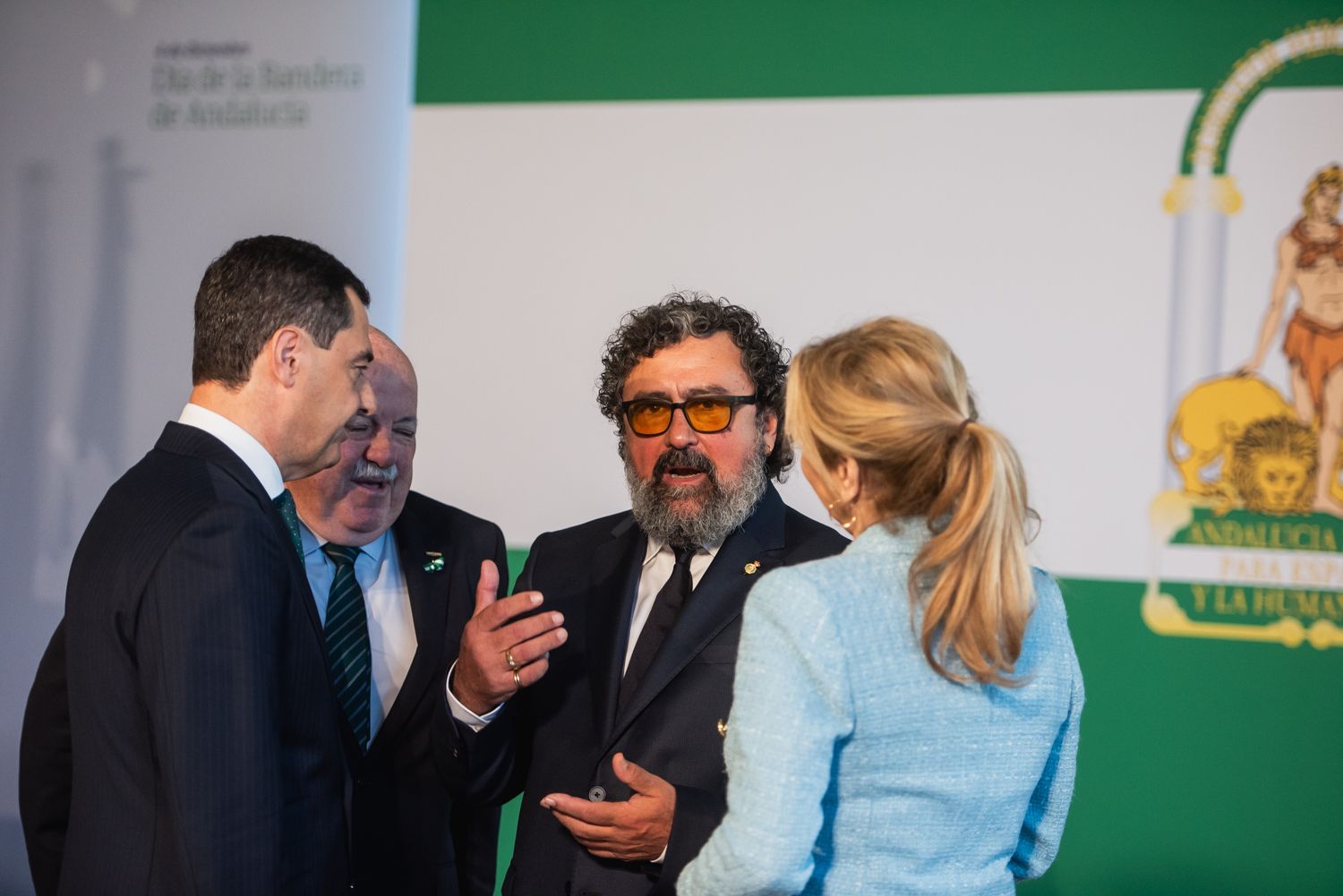 El Día de la Bandera de Andalucía, con Paco Tous en San Telmo, en imágenes.