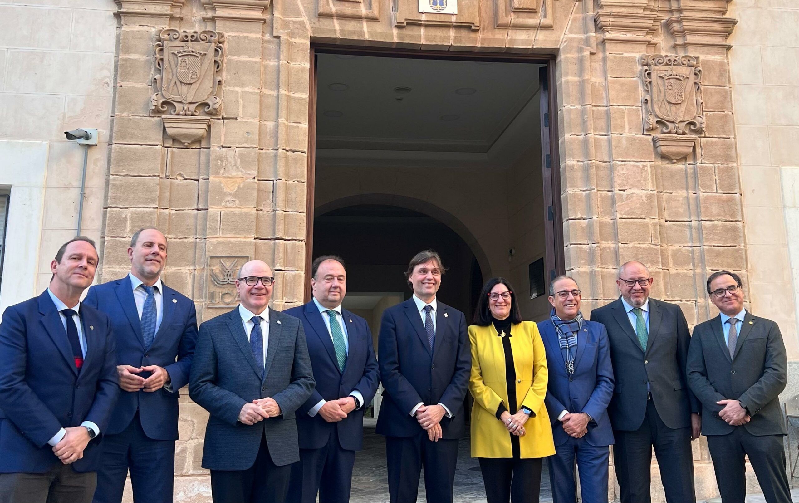 Los rectores de las universidades públicas andaluzas, en una reunión.