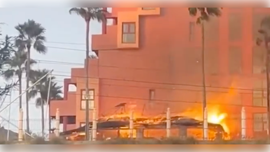 Incendio en un hotel de Benalmádena.