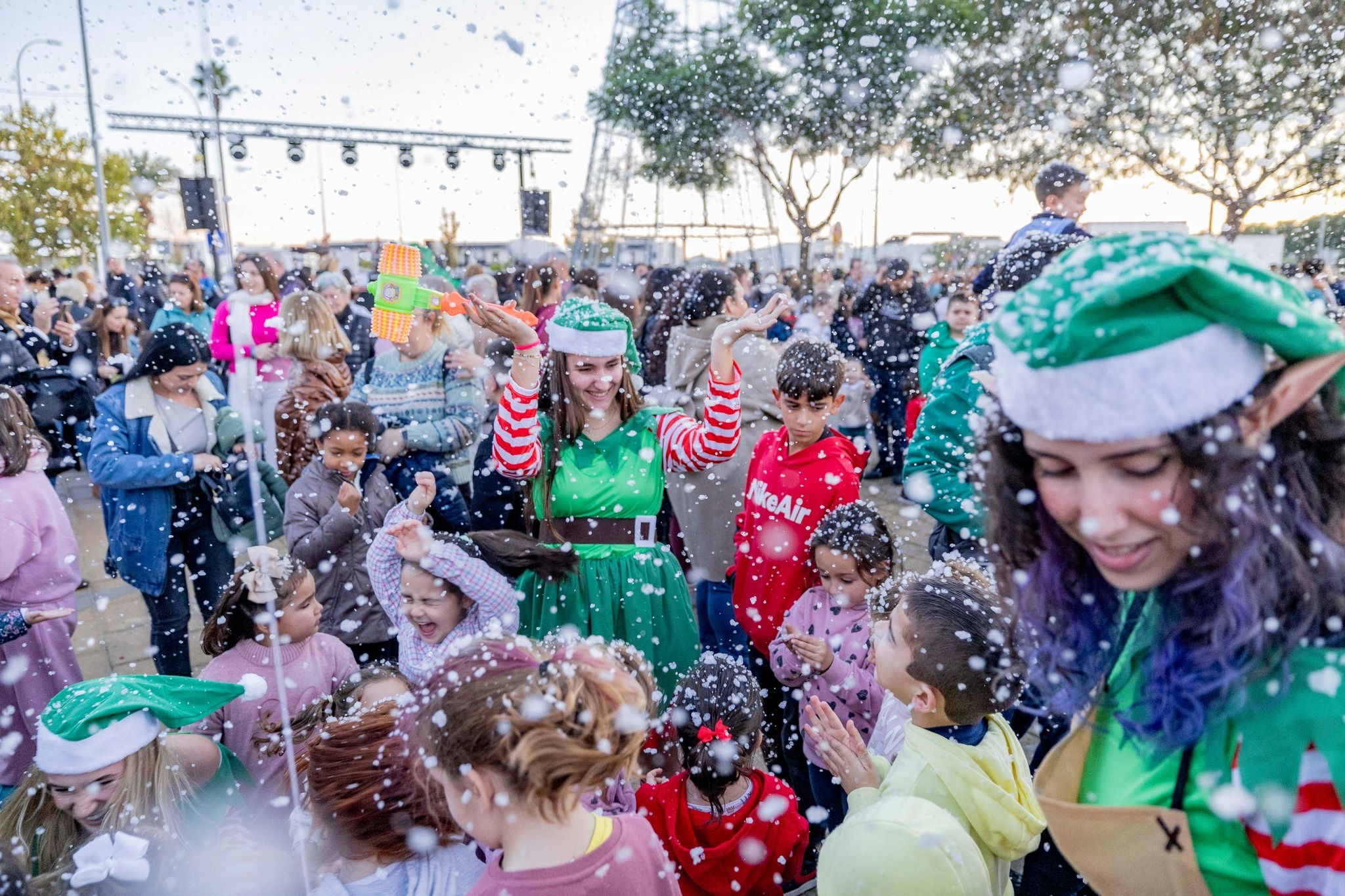 El alumbrado navideño y las actividades para toda la familia en La Rinconada.