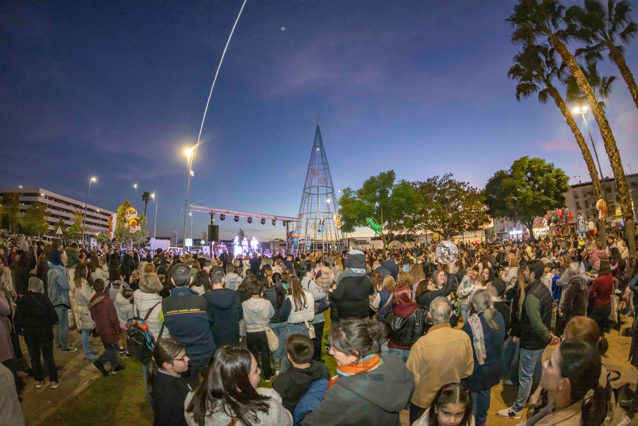 El alumbrado navideño y las actividades para toda la familia en La Rinconada.