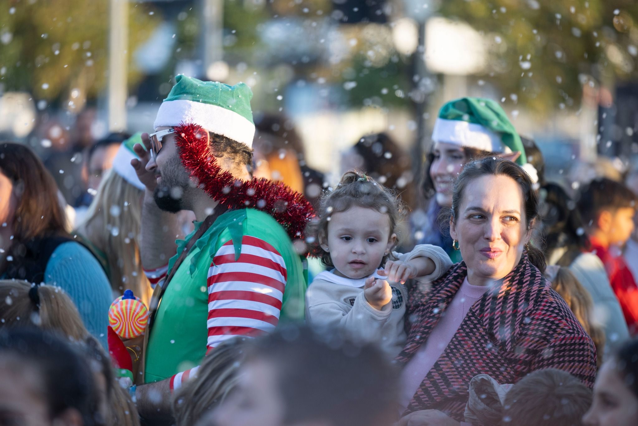 El alumbrado navideño y las actividades para toda la familia en La Rinconada.