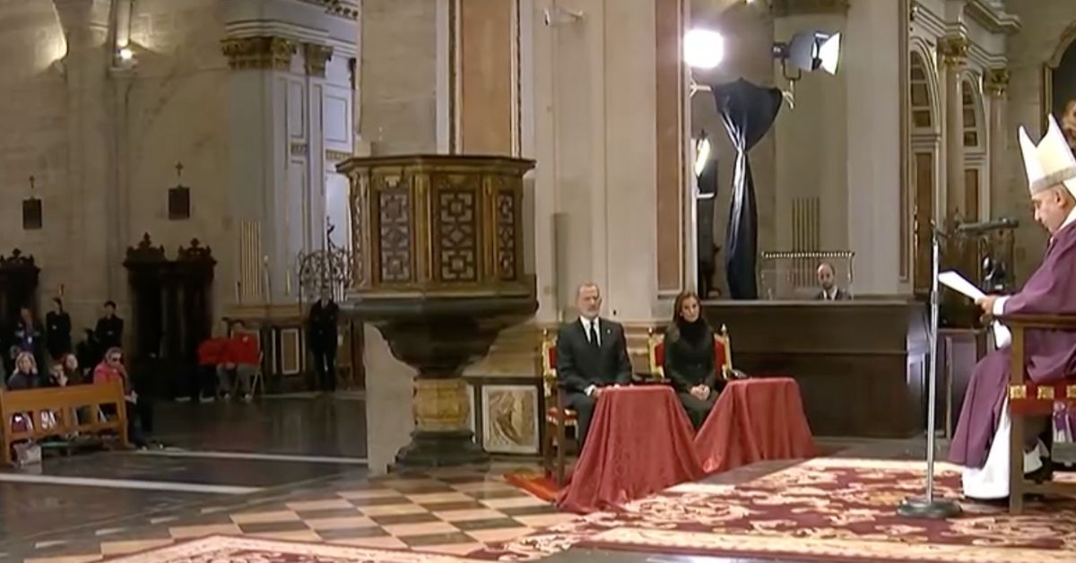Los Reyes de España han presidido el funeral por las víctimas de la DANA.