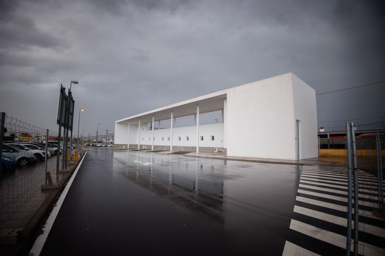 Intercambiador de autobuses de El Puerto, en una imagen de archivo.