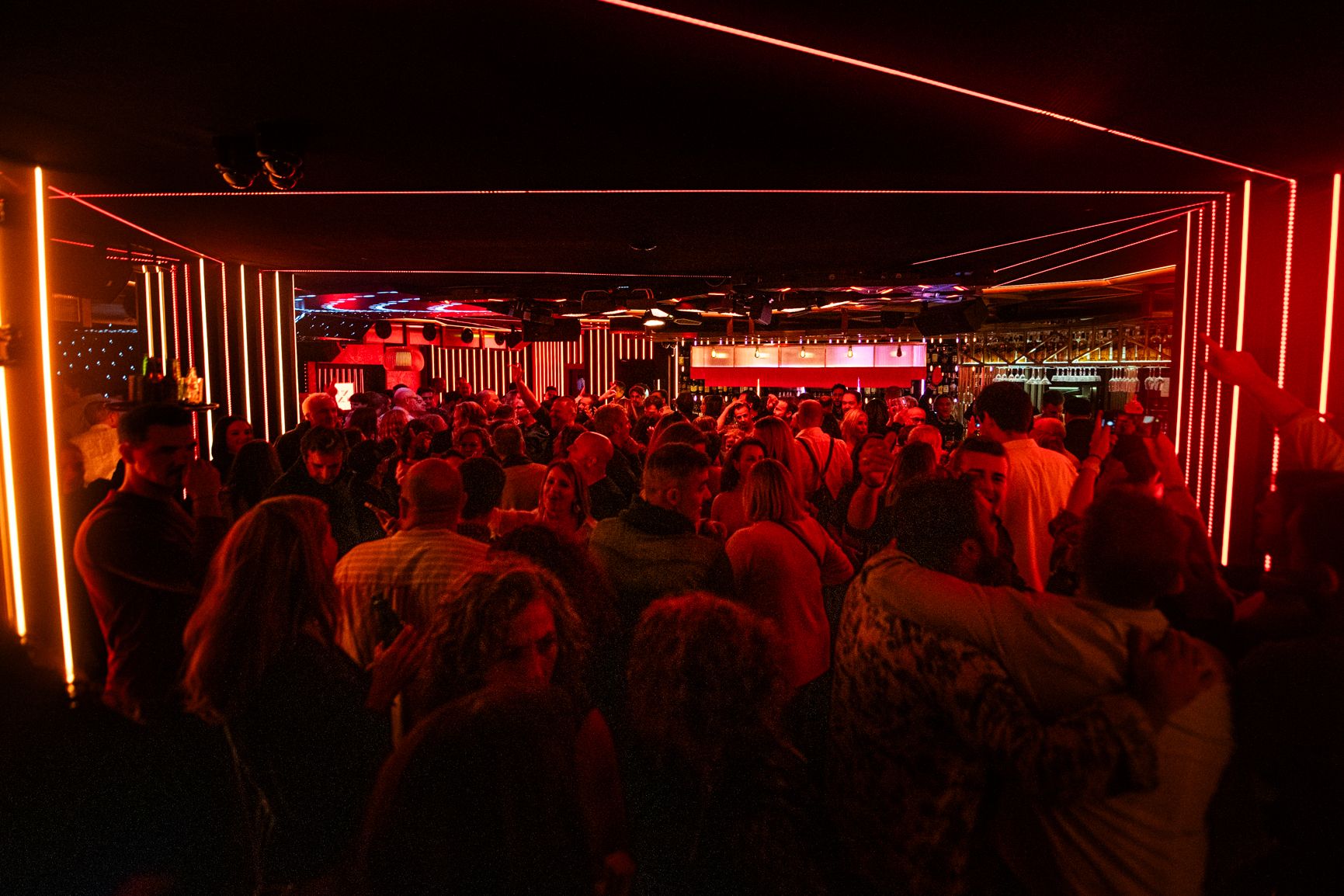 Aspecto de la sala NU, en el centro de Cádiz, este viernes.  REYNA