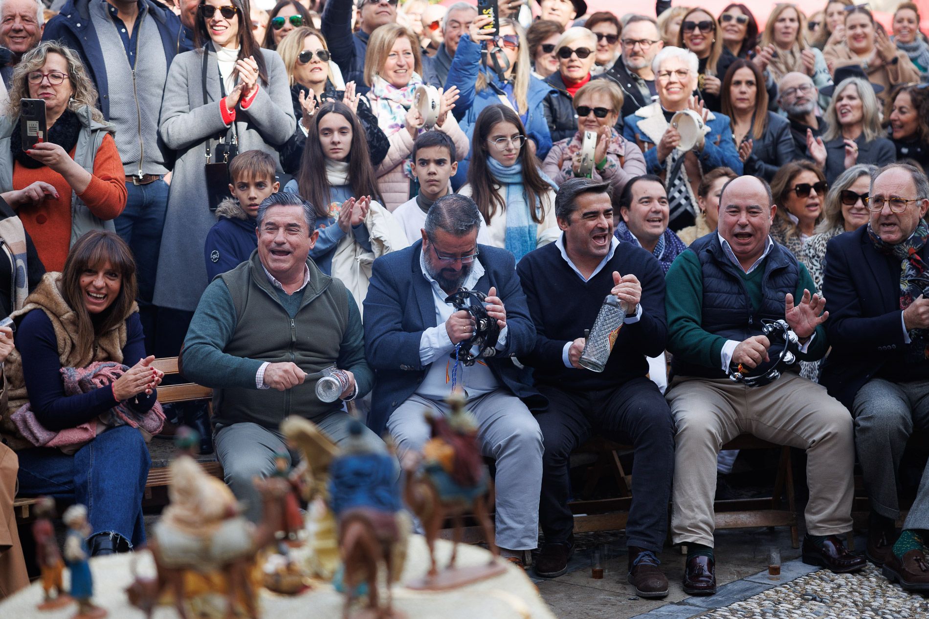 Zambomba BIC 2024 en Jerez, plaza de la Asunción 