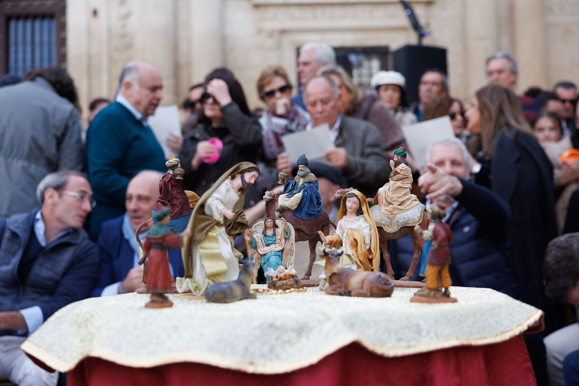 Zambomba BIC 2024 en Jerez, plaza de la Asunción 
