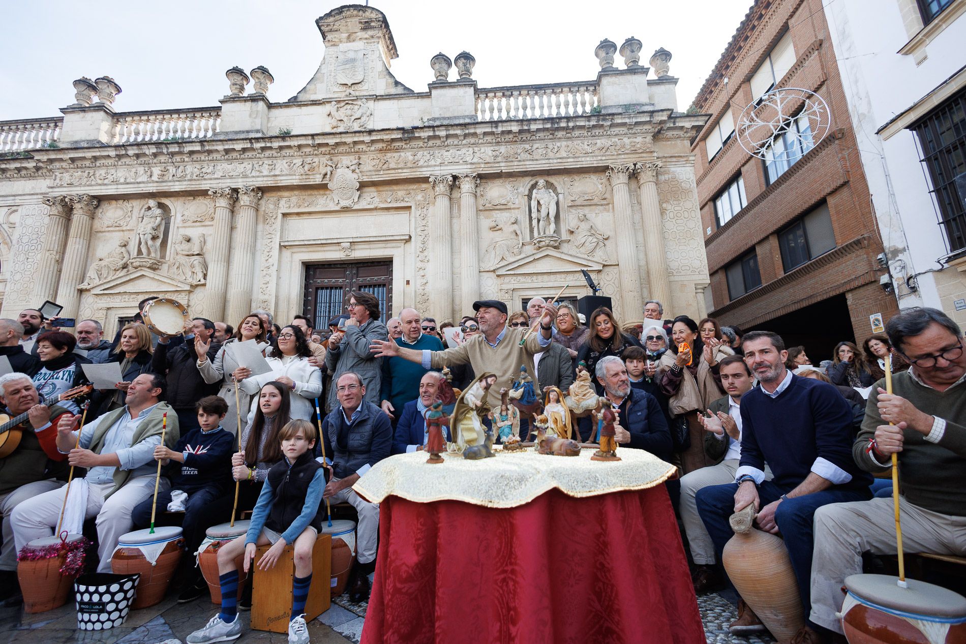 Zambomba BIC 2024 en Jerez, plaza de la Asunción 