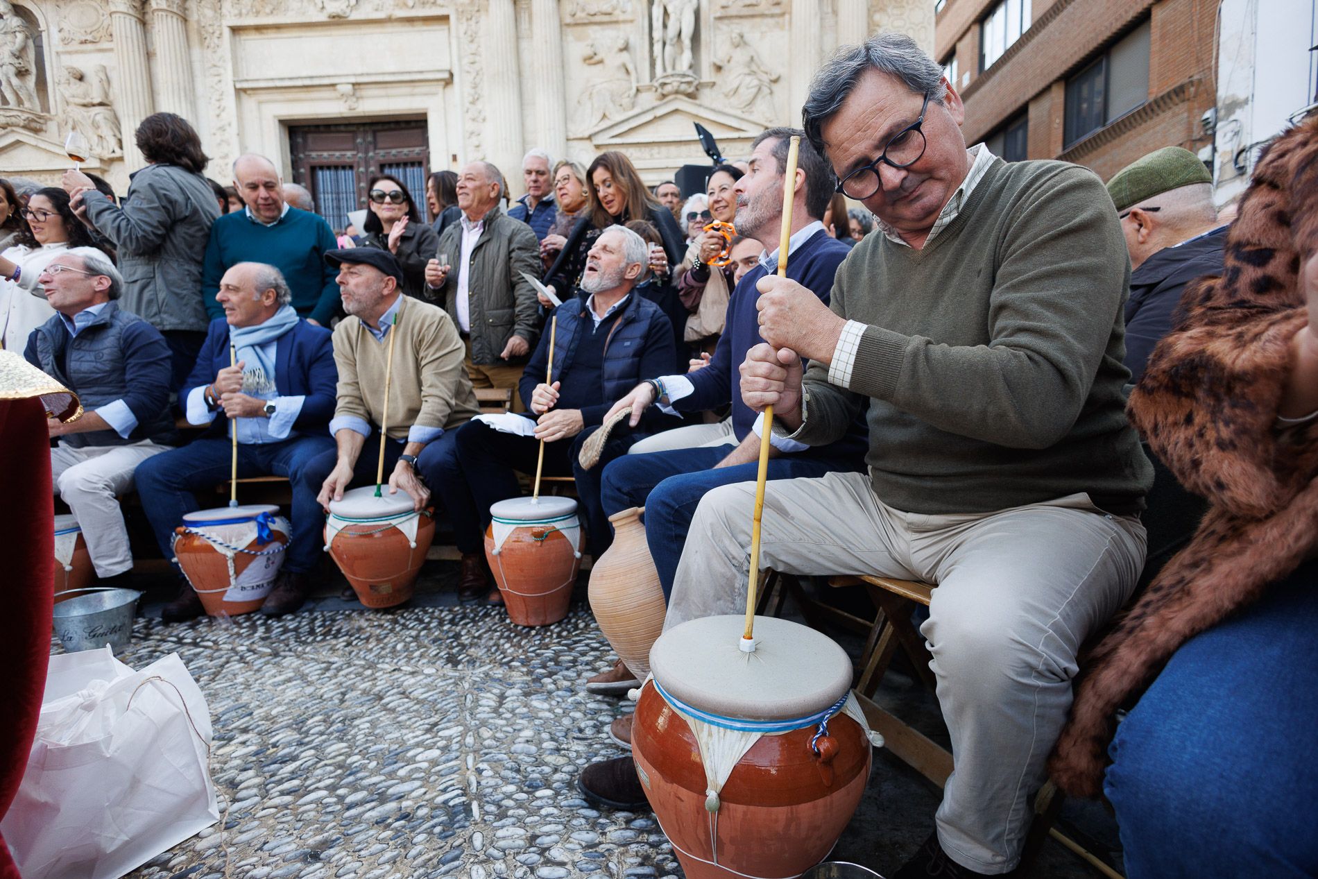 Zambomba BIC 2024 en Jerez, plaza de la Asunción 