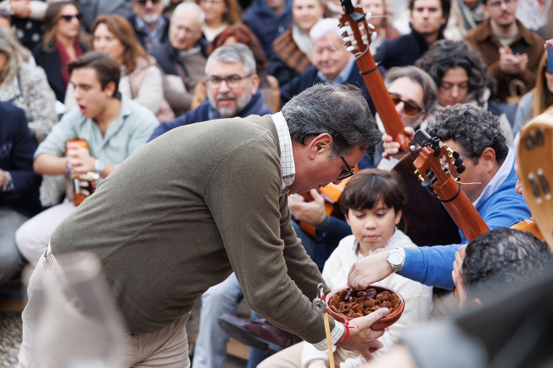 Zambomba BIC 2024 en Jerez, plaza de la Asunción 
