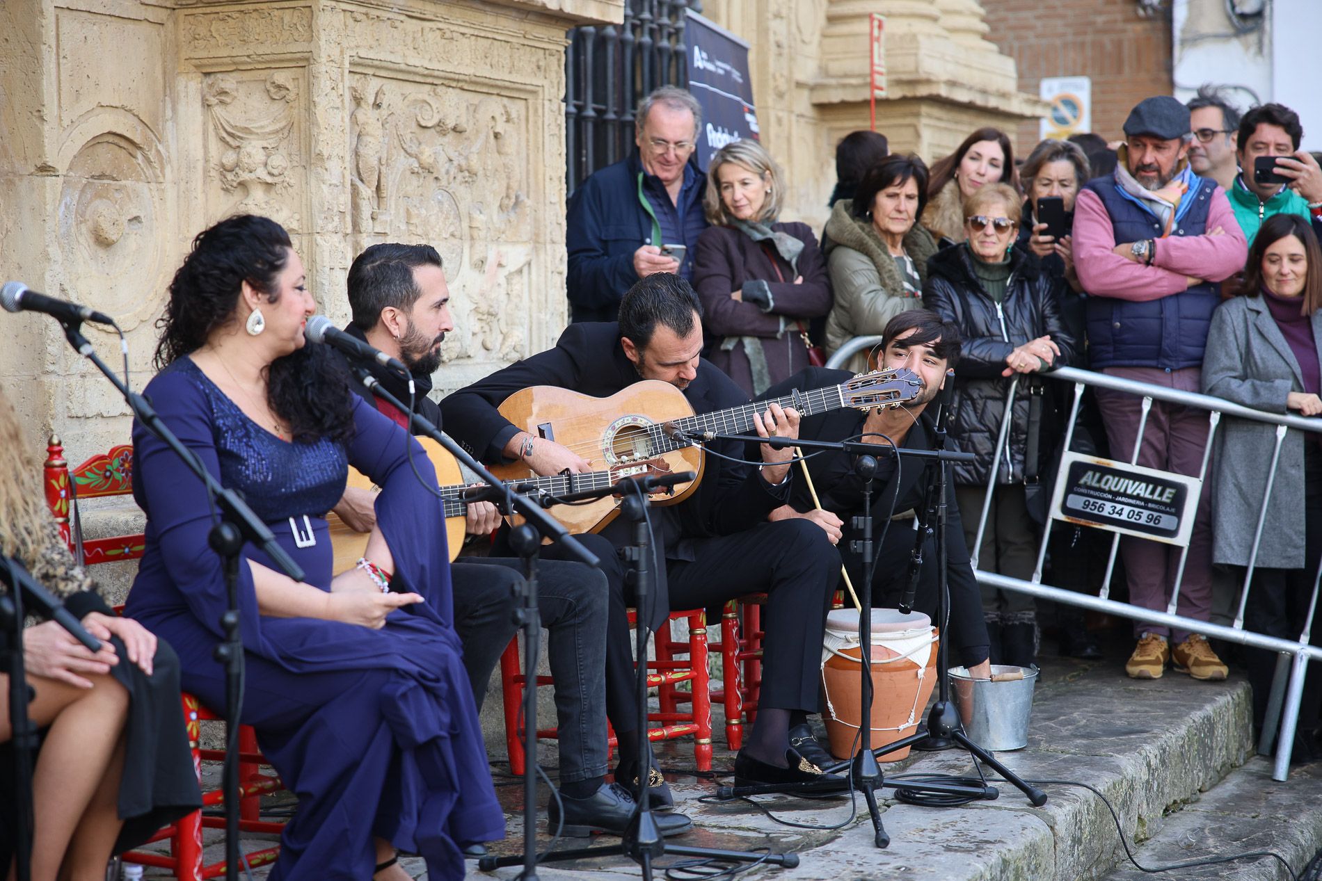 Zambomba BIC 2024 en Jerez, plaza de la Asunción 