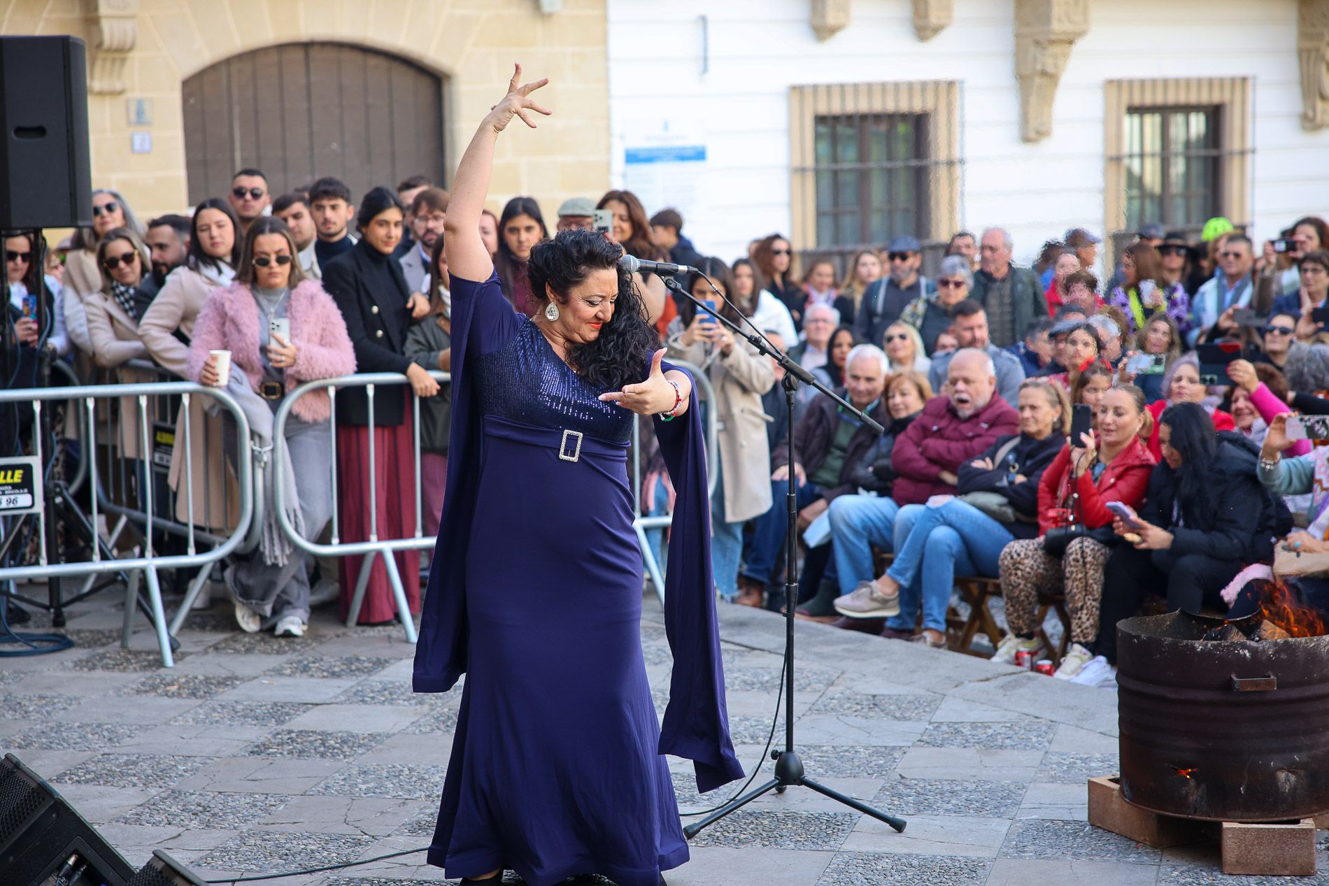 Zambomba BIC 2024 en Jerez, plaza de la Asunción 
