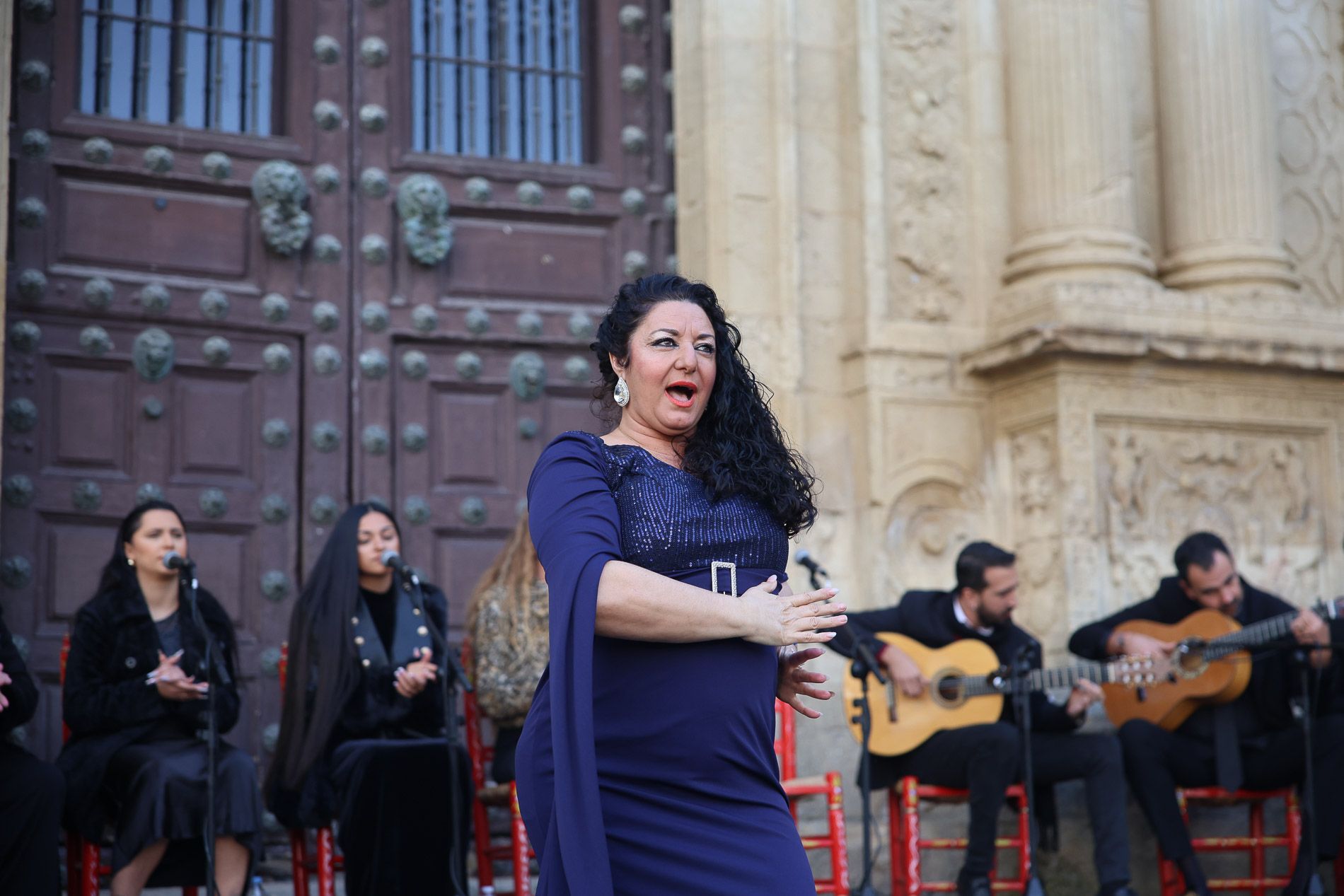 Zambomba BIC 2024 en Jerez, plaza de la Asunción 