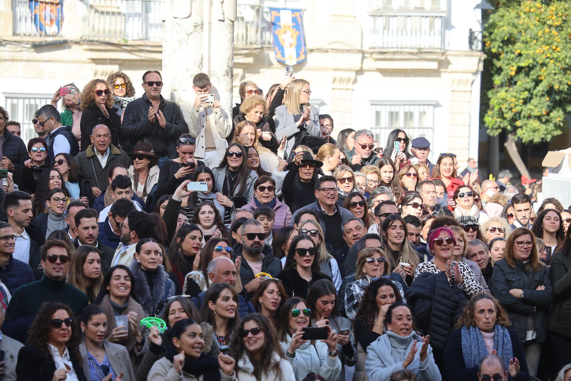 Zambomba BIC 2024 en Jerez, plaza de la Asunción 