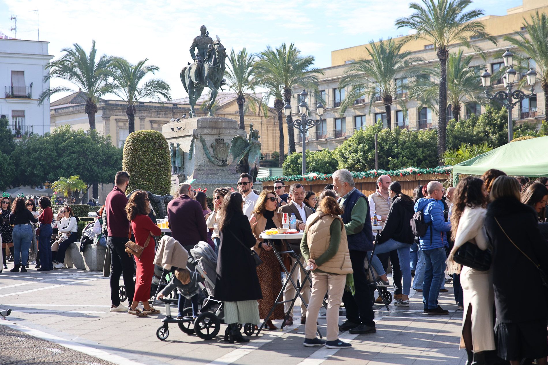 Zambomba BIC 2024 en Jerez, plaza de la Asunción 