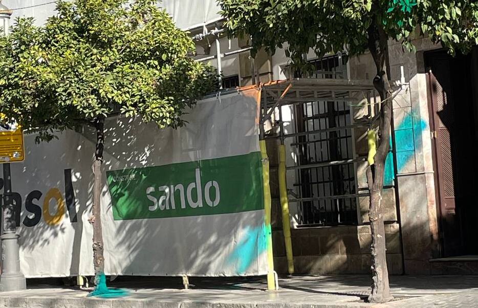 Las misteriosas 'pintadas' que aparecen en el centro de Jerez.