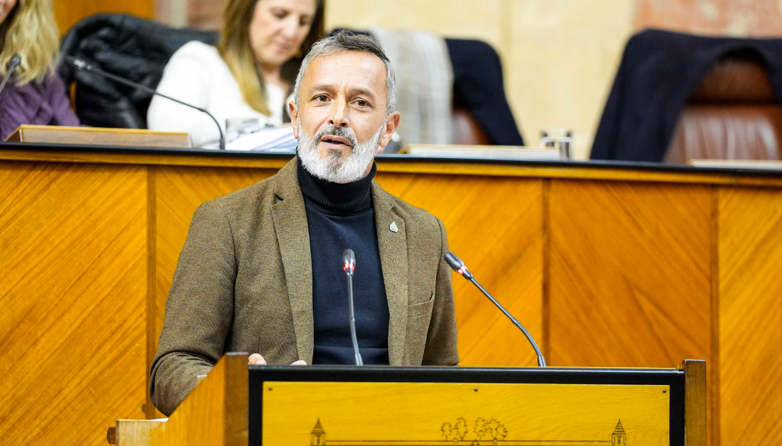 Rafael Recio, portavoz de Cultura del PSOE en el Parlamento de Andalucía, este miércoles.