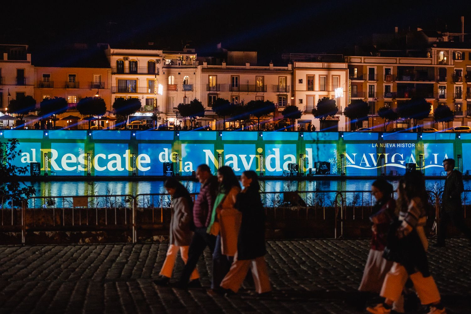 Así es Navigalia 2024, el espectáculo navideño del Guadalquivir en Sevilla