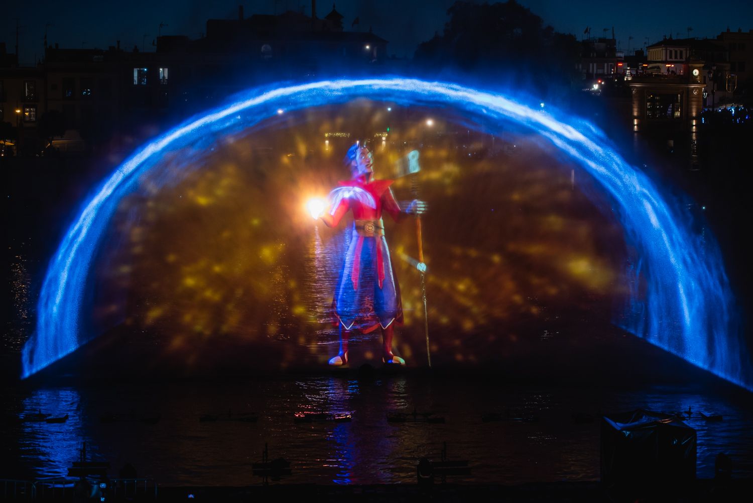 Así es Navigalia 2024, el espectáculo navideño del Guadalquivir en Sevilla